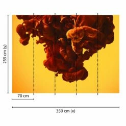 A.S. Creation | Designwalls | DD118778 | Fototapete | Vlies | 350 X 255 Cm | Modern | Braun | Orange -Profistuck Verkäufe DD118778 1 1280x1280