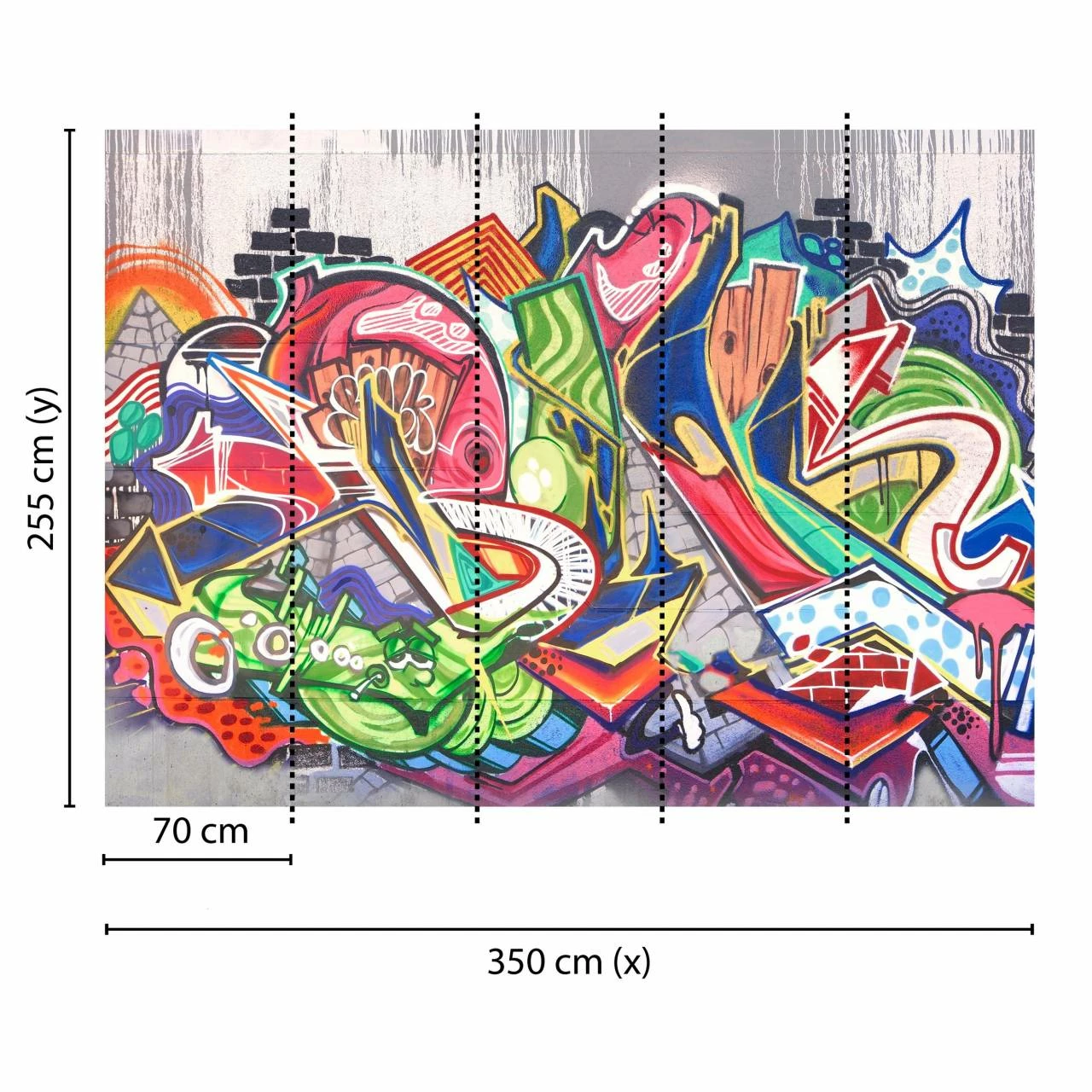 A.S. Creation | Designwalls | DD118790 | Fototapete | Vlies | 350 X 255 Cm | Jugendzimmer | Bunt 5 A.S. Creation | Designwalls | DD118790 | Fototapete | Vlies | 350 X 255 Cm | Jugendzimmer | Bunt – Bild 3