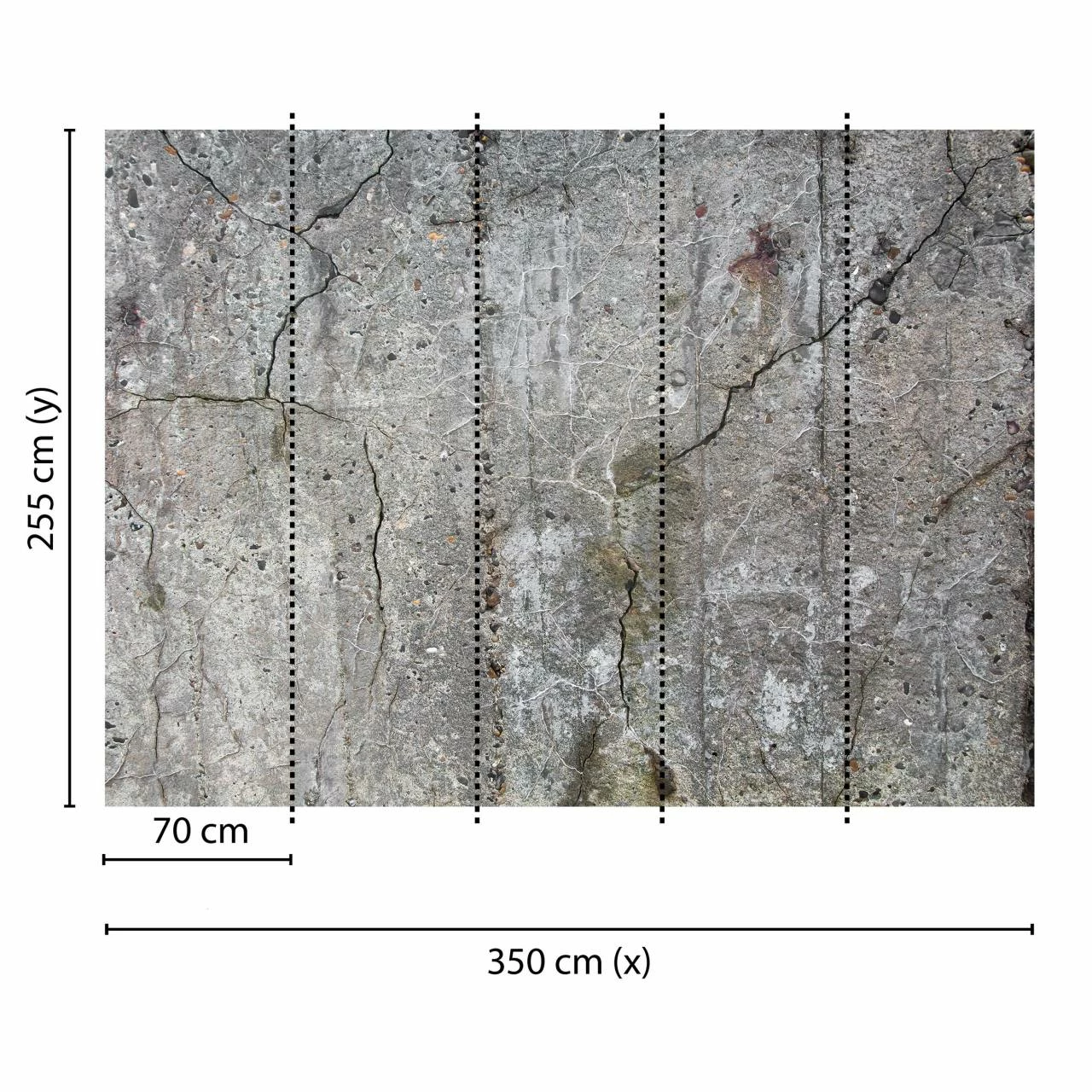 A.S. Creation | Designwalls | DD118791 | Fototapete | Vlies | 350 X 255 Cm | Stein & Beton | Grau 5 A.S. Creation | Designwalls | DD118791 | Fototapete | Vlies | 350 X 255 Cm | Stein & Beton | Grau – Bild 3
