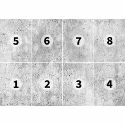 A.S. Creation | Designwalls 2.0 | DD118849 | Fototapete | Vlies | 366 X 254 Cm | Kinderzimmer | Grau -Profistuck Verkäufe DD118849 Aufteilung 1280x1280