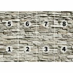 A.S. Creation | Designwalls 2.0 | DD118853 | Fototapete | Vlies | 366 X 254 Cm | Kinderzimmer | Grau -Profistuck Verkäufe DD118853 Aufteilung 1280x1280