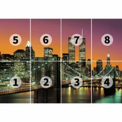 A.S. Creation | Designwalls 2.0 | DD118876 | Fototapete | Vlies | 366 X 254 Cm | Kinderzimmer | Bunt -Profistuck Verkäufe DD118876 Aufteilung 1280x1280