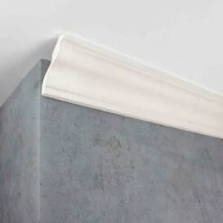 PROVISTON | Gipsleiste "ES-20" | Echter Gipsstuck | 70 X 87 X 1200 Mm | Stuckleiste Aus Gips