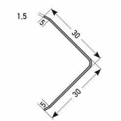 Auer Bau- & Montageprofile Granadilla H 30 Mm B 30 Mm Eckschutzwinkel Einfach Gekantet Alu -Profistuck Verkäufe Eckschutzprofil 30x30 1 5 1280x1280