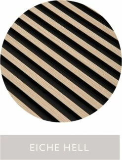 Mardom | Akustik 3D Wandpaneel "0046" | H: 2700 Mm X B: 120 Mm | Eiche Hell | Modern -Profistuck Verkäufe Eiche Hell 1280x1280