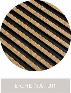 Mardom | Akustik 3D Wandpaneel "0049" | H: 2700 Mm X B: 120 Mm | Eiche Natur | Modern -Profistuck Verkäufe Eiche Natur 1280x1280