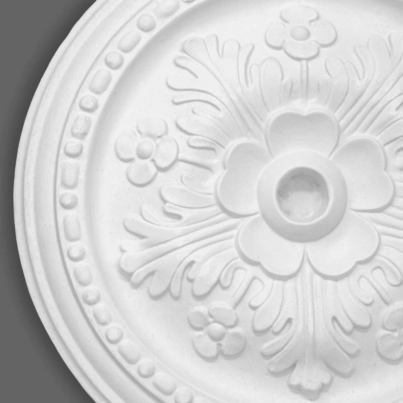 PROVISTON | Gips Rosette Edinburgh | Echter Gipsstuck | Ø28cm | Stuckrosette 6 PROVISTON | Gips Rosette Edinburgh | Echter Gipsstuck | Ø28cm | Stuckrosette – Bild 4