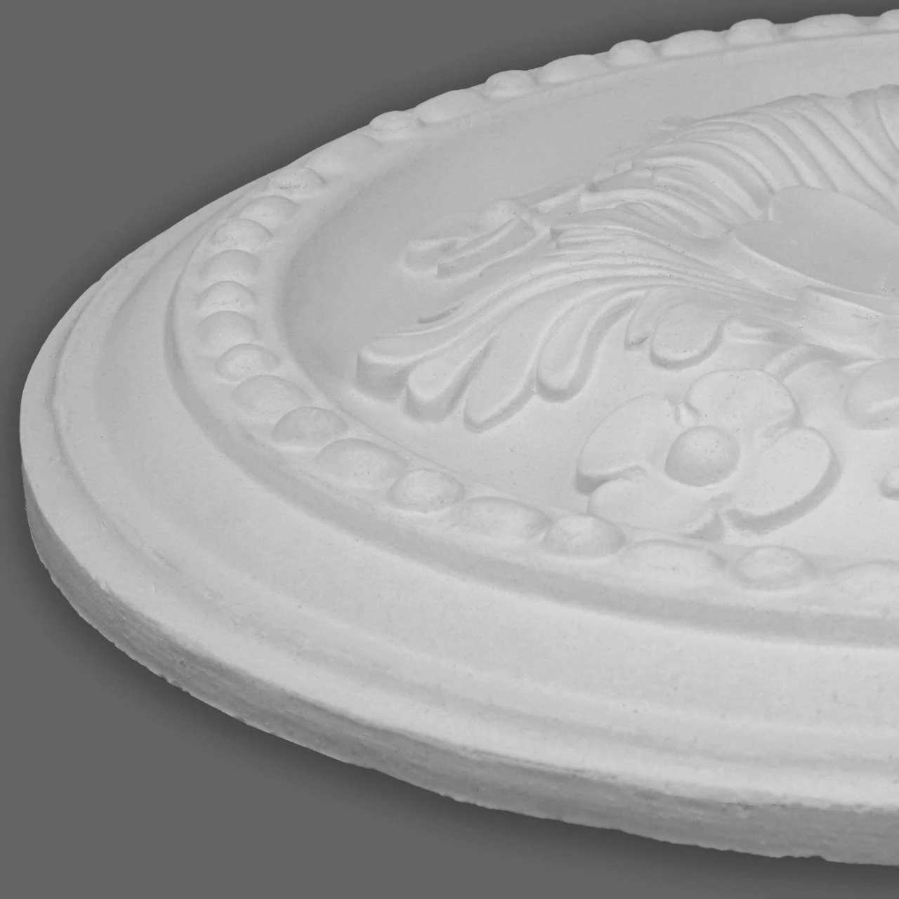 PROVISTON | Gips Rosette Edinburgh | Echter Gipsstuck | Ø28cm | Stuckrosette 4 PROVISTON | Gips Rosette Edinburgh | Echter Gipsstuck | Ø28cm | Stuckrosette – Bild 2