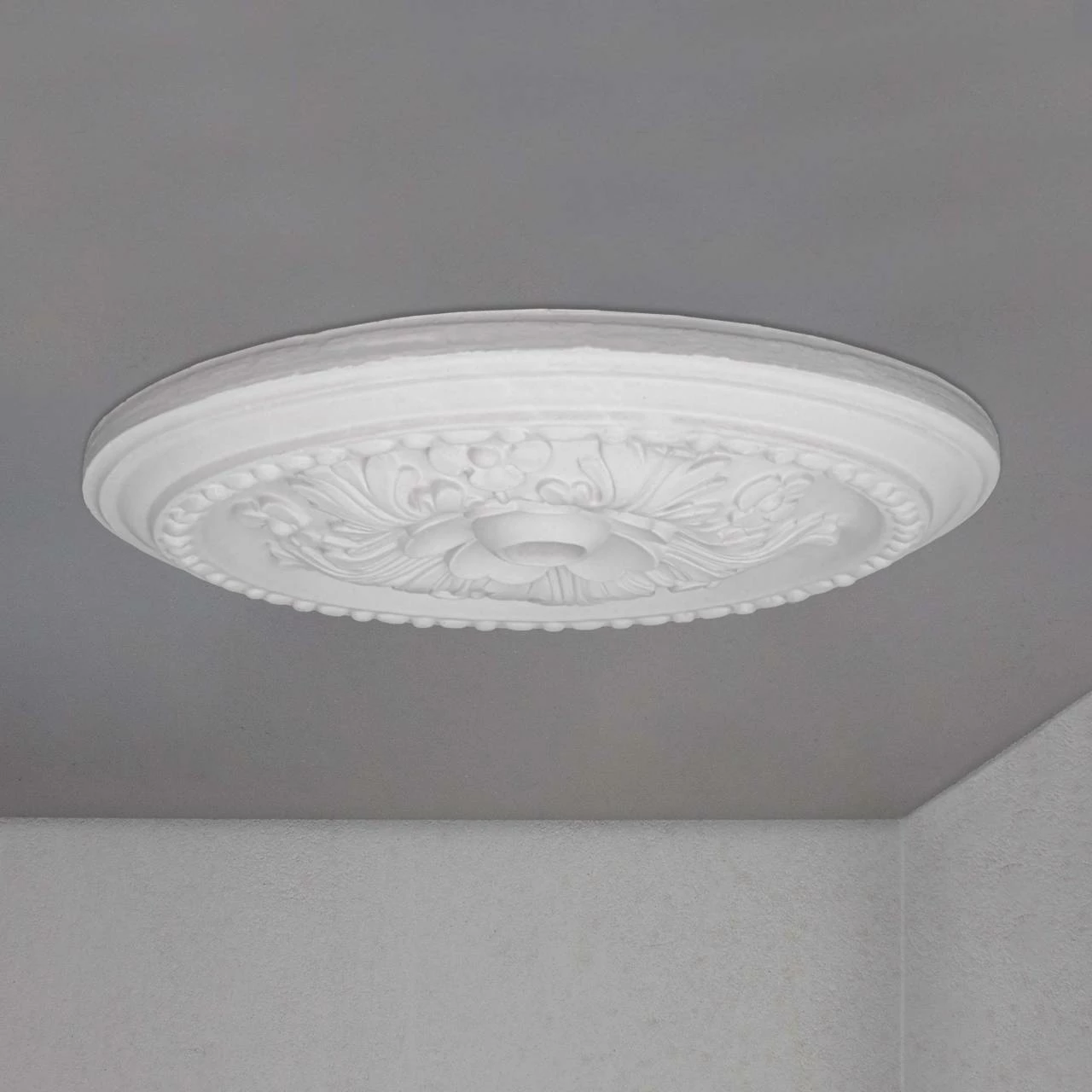 PROVISTON | Gips Rosette Edinburgh | Echter Gipsstuck | Ø28cm | Stuckrosette 5 PROVISTON | Gips Rosette Edinburgh | Echter Gipsstuck | Ø28cm | Stuckrosette – Bild 3