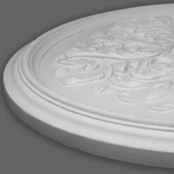 PROVISTON | Gips Rosette Bradford | Echter Gipsstuck | Ø38cm | Stuckrosette -Profistuck Verkäufe FL103 3 1280x1280