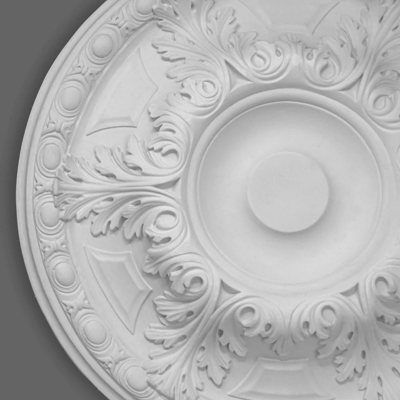 PROVISTON | Gips Rosette Sunderland | Echter Gipsstuck | Ø50cm | Stuckrosette 6 PROVISTON | Gips Rosette Sunderland | Echter Gipsstuck | Ø50cm | Stuckrosette – Bild 4