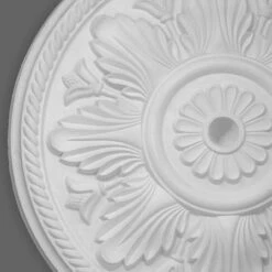 PROVISTON | Gips Rosette Newcastle | Echter Gipsstuck | Ø47cm | Stuckrosette -Profistuck Verkäufe FL110 2 1280x1280