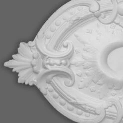 PROVISTON | Gips Rosette Bolton | Echter Gipsstuck | 69x42cm | Stuckrosette -Profistuck Verkäufe FL13 2 1280x1280