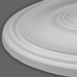 PROVISTON | Gips Rosette Eastbourne | Echter Gipsstuck | Ø38,5cm | Stuckrosette -Profistuck Verkäufe FL20 3 1280x1280