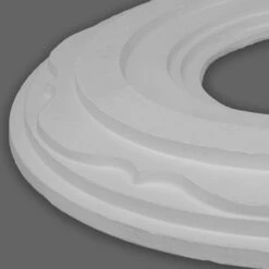 PROVISTON | Gips Rosette Colchester | Echter Gipsstuck | Ø39,8cm | Stuckrosette -Profistuck Verkäufe FL22 3 1280x1280