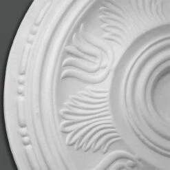 PROVISTON | Gips Rosette Plymouth | Echter Gipsstuck | Ø41cm | Stuckrosette -Profistuck Verkäufe FL27 2 1280x1280