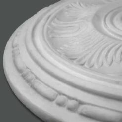 PROVISTON | Gips Rosette Plymouth | Echter Gipsstuck | Ø41cm | Stuckrosette -Profistuck Verkäufe FL27 3 1280x1280