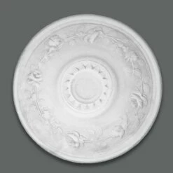 PROVISTON | Gips Rosette Belfast | Echter Gipsstuck | Ø38,4cm | Stuckrosette