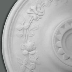 PROVISTON | Gips Rosette Belfast | Echter Gipsstuck | Ø38,4cm | Stuckrosette -Profistuck Verkäufe FL28 2 1280x1280