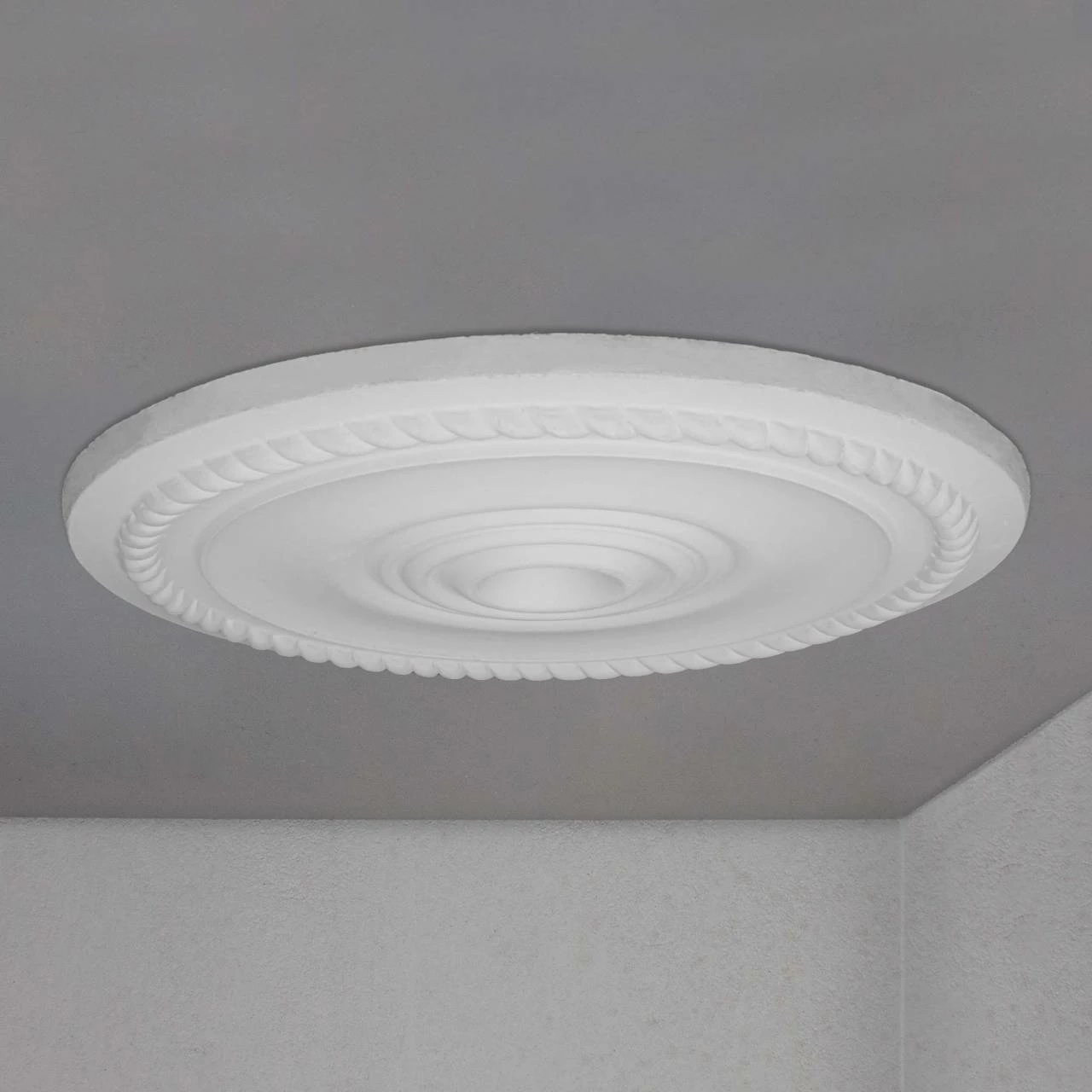 PROVISTON | Gips Rosette Watford | Echter Gipsstuck | Ø31,5cm | Stuckrosette 5 PROVISTON | Gips Rosette Watford | Echter Gipsstuck | Ø31,5cm | Stuckrosette – Bild 3