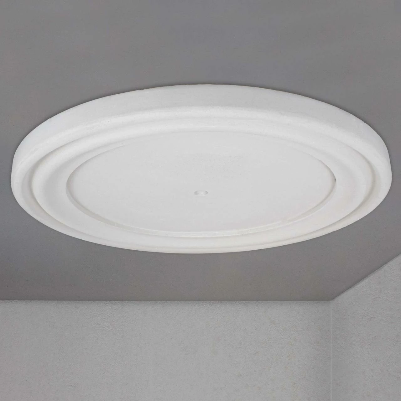 PROVISTON | Gips Rosette Newport | Echter Gipsstuck | Ø32,5cm | Stuckrosette 4 PROVISTON | Gips Rosette Newport | Echter Gipsstuck | Ø32,5cm | Stuckrosette – Bild 2