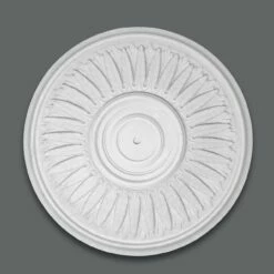 PROVISTON | Gips Rosette Cardiff | Echter Gipsstuck | Ø36cm | Stuckrosette