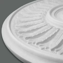 PROVISTON | Gips Rosette Cardiff | Echter Gipsstuck | Ø36cm | Stuckrosette -Profistuck Verkäufe FL36 3 1280x1280