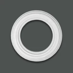 PROVISTON | Gips Rosette Gloucester | Echter Gipsstuck | Ø30,5cm | Stuckrosette