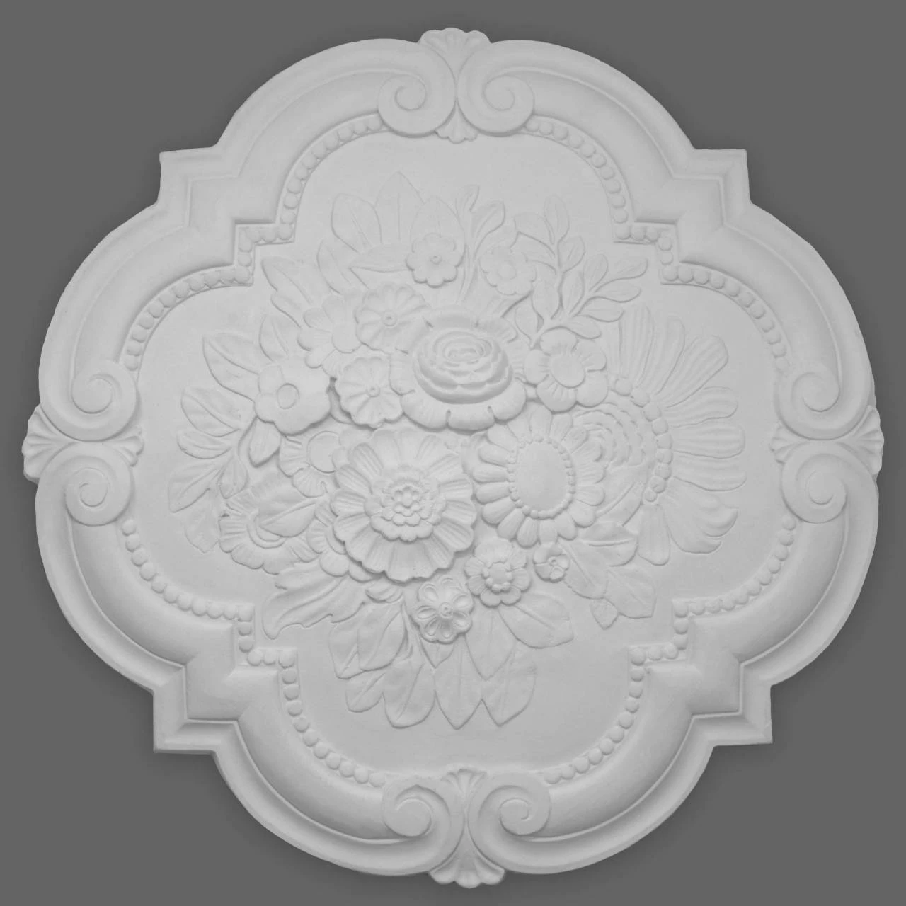 PROVISTON | Gips Rosette Blackpool | Echter Gipsstuck | Ø60cm | Stuckrosette 3 PROVISTON | Gips Rosette Blackpool | Echter Gipsstuck | Ø60cm | Stuckrosette