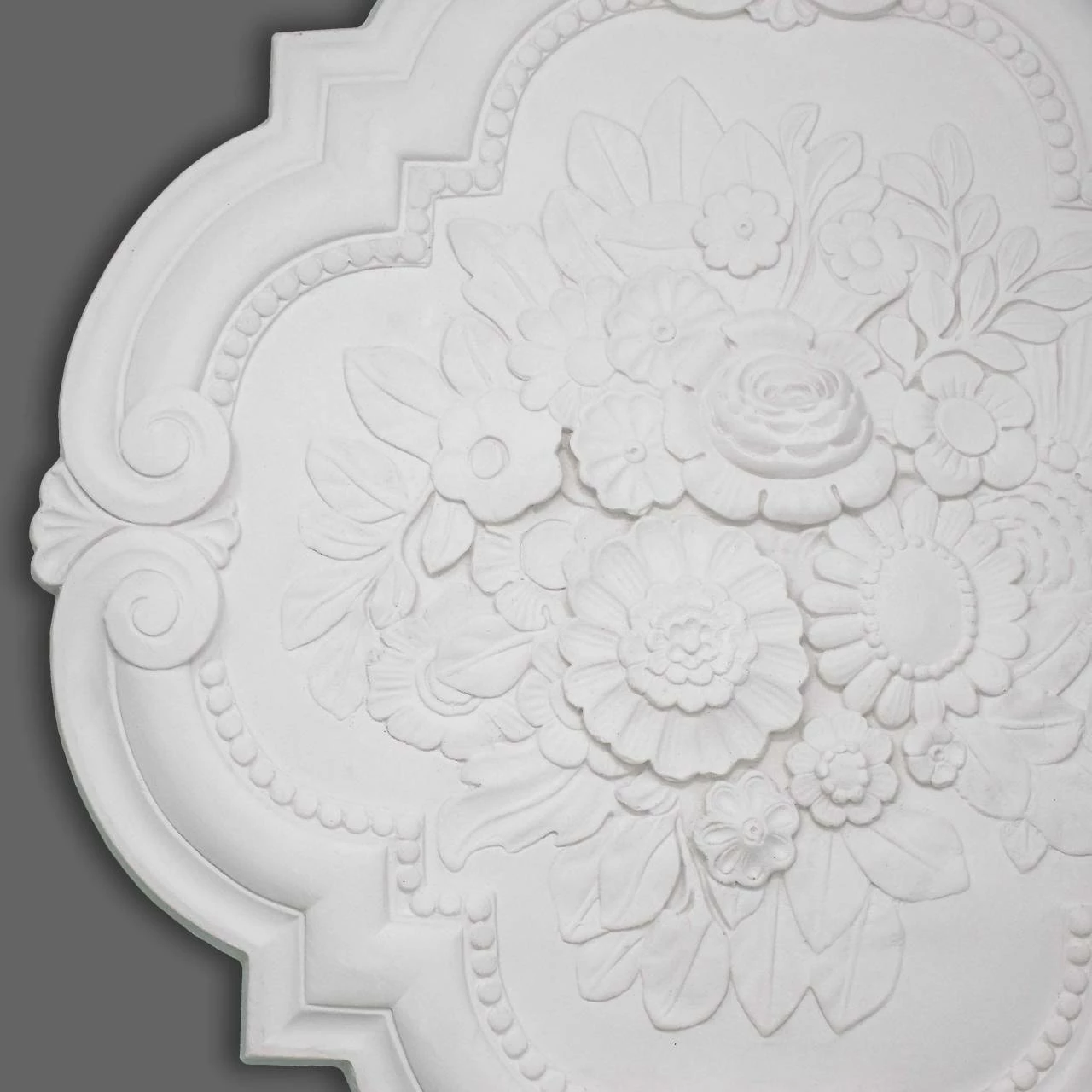 PROVISTON | Gips Rosette Blackpool | Echter Gipsstuck | Ø60cm | Stuckrosette 4 PROVISTON | Gips Rosette Blackpool | Echter Gipsstuck | Ø60cm | Stuckrosette – Bild 2