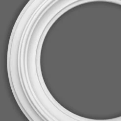 PROVISTON | Gips Rosette Cheltenham | Echter Gipsstuck | Ø49,5cm | Stuckrosette -Profistuck Verkäufe FL40 2 1280x1280