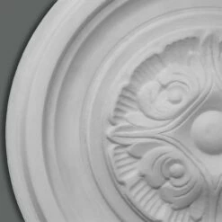 PROVISTON | Gips Rosette Liverpool | Echter Gipsstuck | Ø27,3cm | Stuckrosette -Profistuck Verkäufe FL43 2 1280x1280