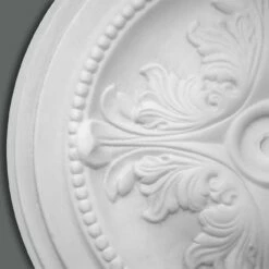 PROVISTON | Gips Rosette Manchester | Echter Gipsstuck | Ø32,8cm | Stuckrosette -Profistuck Verkäufe FL45 2 1280x1280