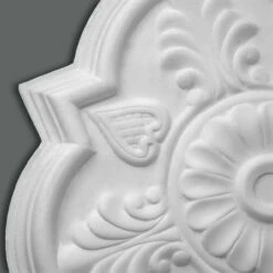 PROVISTON | Gips Rosette Kingston | Echter Gipsstuck | Ø36,6cm | Stuckrosette -Profistuck Verkäufe FL46 2 1280x1280