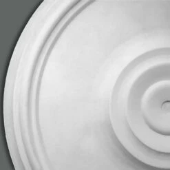 PROVISTON | Gips Rosette Stockport | Echter Gipsstuck | Ø24,5cm | Stuckrosette -Profistuck Verkäufe FL51 2 1280x1280