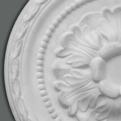 PROVISTON | Gips Rosette Leeds | Echter Gipsstuck | Ø27,5cm | Stuckrosette -Profistuck Verkäufe FL53 2 1280x1280