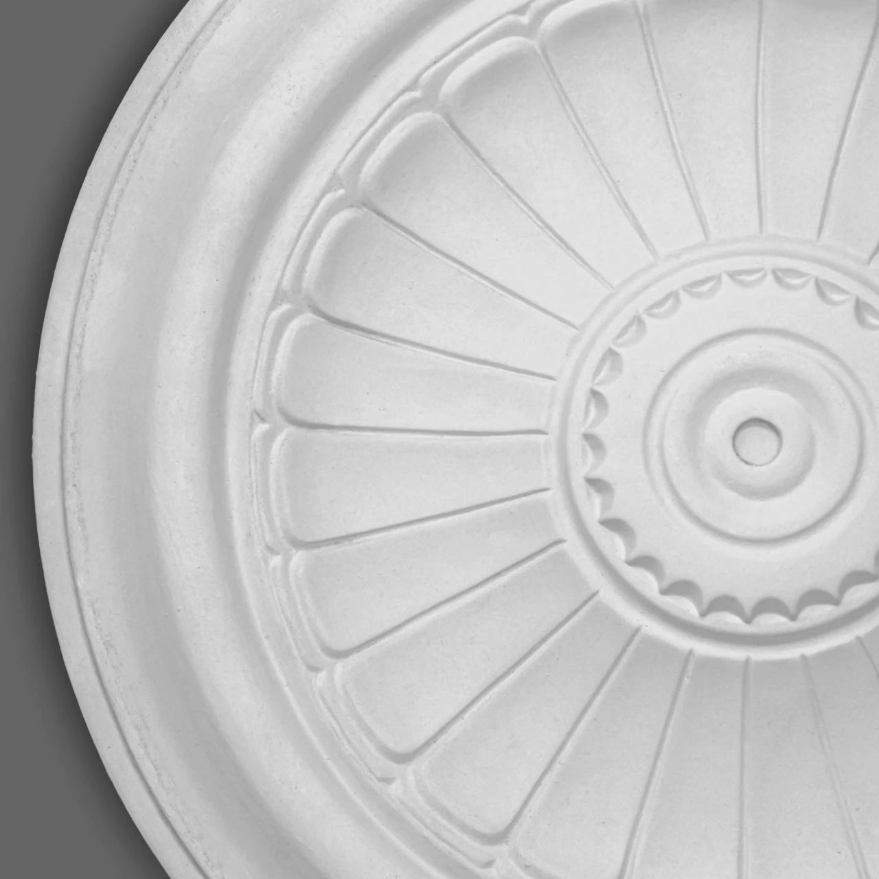 PROVISTON | Gips Rosette Coventry | Echter Gipsstuck | Ø34,9cm | Stuckrosette 6 PROVISTON | Gips Rosette Coventry | Echter Gipsstuck | Ø34,9cm | Stuckrosette – Bild 4
