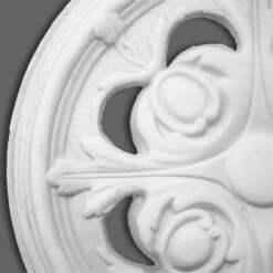 PROVISTON | Gips Rosette Sheffield | Echter Gipsstuck | Ø28cm | Stuckrosette -Profistuck Verkäufe FL56 2 1280x1280