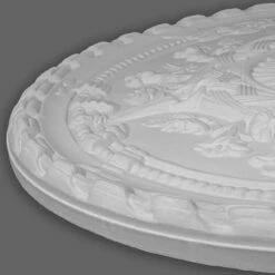 PROVISTON | Gips Rosette Huddersfield | Echter Gipsstuck | Ø55cm | Stuckrosette -Profistuck Verkäufe FL6 3 1280x1280