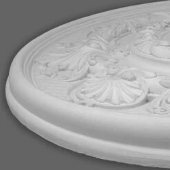 PROVISTON | Gips Rosette York | Echter Gipsstuck | Ø55 Cm | Stuckrosette -Profistuck Verkäufe FL95 3 1280x1280
