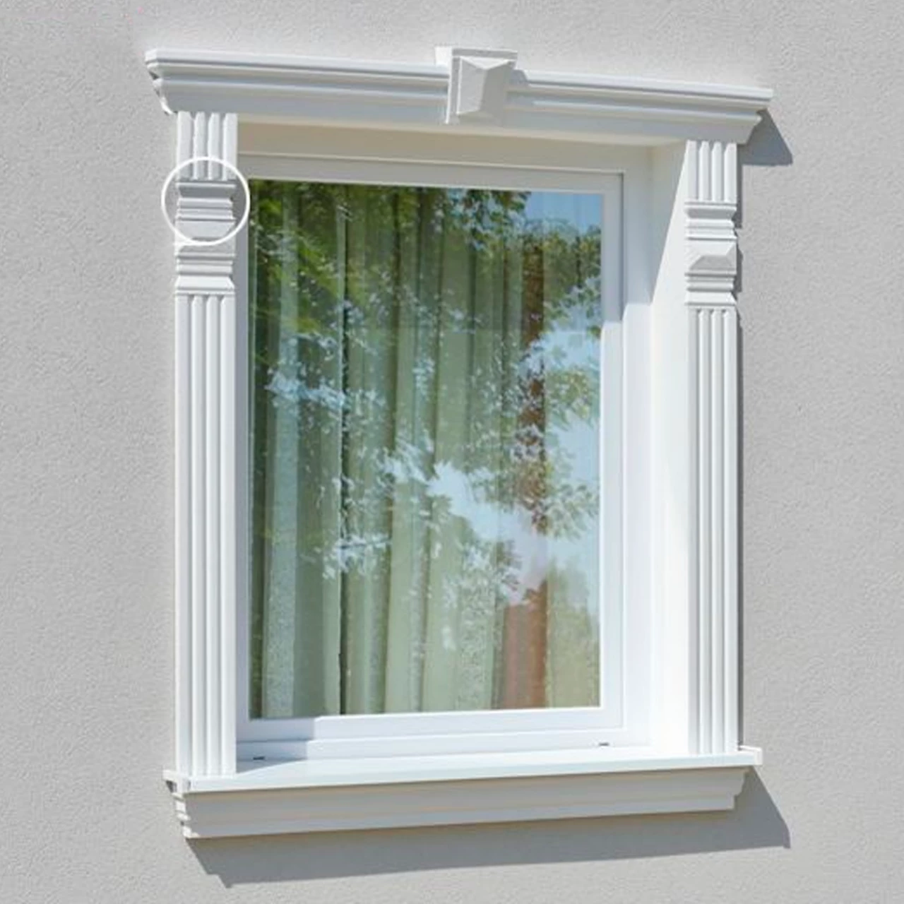 Wiesemann | Schlussstein "Marcus 100-K2" | Zierelement | 18 X 93 X 140 Mm | Fassade | Beschichtet 5 Wiesemann | Schlussstein "Marcus 100-K2" | Zierelement | 18 X 93 X 140 Mm | Fassade | Beschichtet – Bild 3