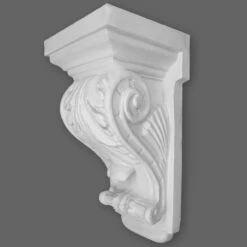 PROVISTON | Gipskonsole Sherbrooke | Echter Gipsstuck | 153 X 300 Mm | Konsole Aus Gipsstuck