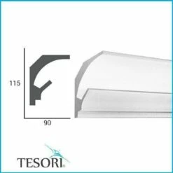 Elite Decor Lichtleiste KD201| Polystyrol 115 X 90 X 1150 Mm Weiß Styropor Deckenleiste 7 Elite Decor Lichtleiste KD201| Polystyrol 115 X 90 X 1150 Mm Weiß Styropor Deckenleiste -Profistuck Verkäufe KD201 Quer 1280x1280 1