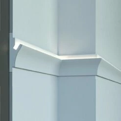 Elite Decor | Außenwinkel "KD402" | XPS | 150 X 55 X 200 Mm | Weiß | Stuckleisten Winkel -Profistuck Verkäufe KD402 2 1280x1280 1