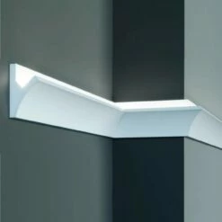 Elite Decor | Innenwinkel "KD407" | XPS | 100 X 60 X 200 Mm | Weiß | Stuckleisten Winkel