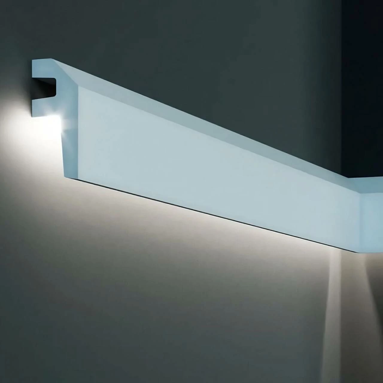 Elite Decor | Lichtleiste "KF718" | Polyurethan | 34 X 79 X 2000 Mm | Weiß | Styropor Zierleiste 3 Elite Decor | Lichtleiste "KF718" | Polyurethan | 34 X 79 X 2000 Mm | Weiß | Styropor Zierleiste