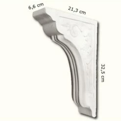 PROVISTON | Gipskonsole Prince George | Echter Gipsstuck | 66 X 325 Mm | Konsole Aus Gipsstuck 10 PROVISTON | Gipskonsole Prince George | Echter Gipsstuck | 66 X 325 Mm | Konsole Aus Gipsstuck -Profistuck Verkäufe KON022A 3 1280x1280