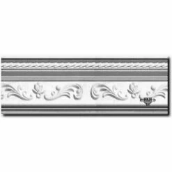 PROVISTON | Gipsleiste Erfurt | Echter Gipsstuck | 80 X 100 X 1090 Mm | Stuckleisten Aus Gips