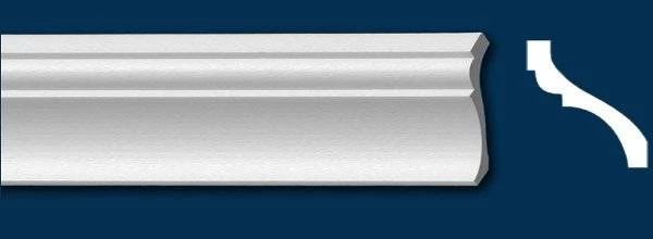 Wiesemann | Stuckleiste Amsterdam 14 | Polystyrol | 75 X 75 X 2000 Mm | Deckenleiste | Weiß 9 Wiesemann | Stuckleiste Amsterdam 14 | Polystyrol | 75 X 75 X 2000 Mm | Deckenleiste | Weiß – Bild 7