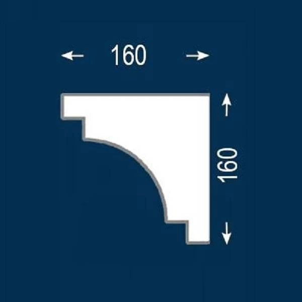 Wiesemann | Fassadenprofil "FP39-b" | Fassadenstuck | 160 X 160 X 2000 Mm | Außenstuck | Beschichtet 4 Wiesemann | Fassadenprofil "FP39-b" | Fassadenstuck | 160 X 160 X 2000 Mm | Außenstuck | Beschichtet – Bild 2